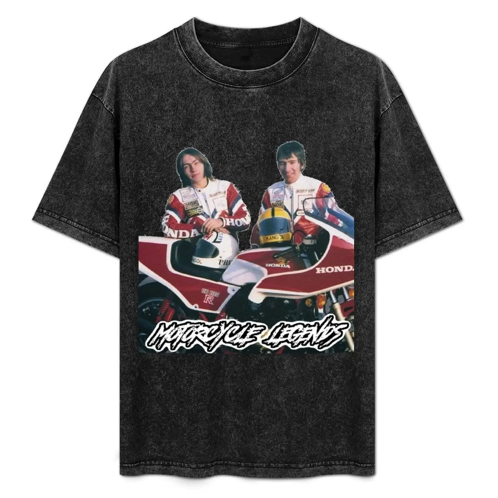 Ron and Joey, Motorcycle Legends T-Shirt Work Basic Short Sleeve Top - Aliexpress - FashionsVida