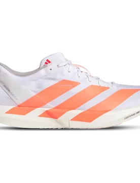 Adizero Adios 9 Herren Sneaker - Weiß - Größe 46 2/3 - Netz/Synthetik White 46 2/3 - Adidas - FashionsVida