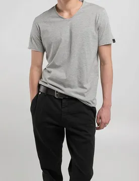 Maglietta A Maniche Corte M3591a.000.2660 Light Grey Melange 2XL