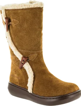 Womens Slope Mid Calf Warm Lined Winter Boots - Brown Rubber - Size 5 (Uk Shoe) - Rocket Dog - FashionsVida