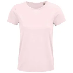 Womens/ladies Crusader Organic T-Shirt (Pale Pink) - Size Small