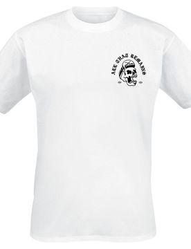 T-Shirt - ATR Skull - S bis XXL - für Männer - Größe XL - weiß - Lizenziertes Merchandise! - Männer - male