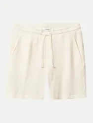 Shorts mit Waffelstruktur Beige S