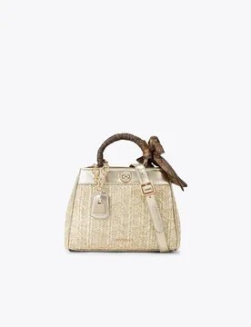 Metallic Top Handle Grab Bag Gold female - Carvela - FashionsVida