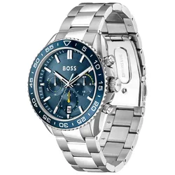 Montre Runner 44 Mm Silver / Blue / Mineral One Size