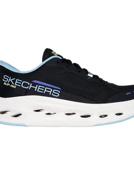 Scarpe Da Running Max Cushioning Glide Step Black Textile / Blue Trim EU 40