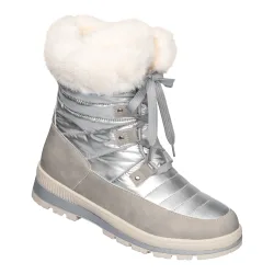 Wärme-Stiefelette „Silvana“ 40 silber