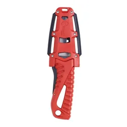 Rescue Knife Red 72 x 3 mm unisex