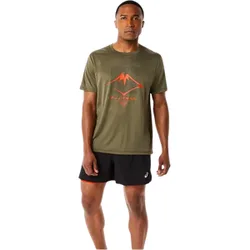 FUJITRAIL LOGO SS TOP Herren Mantle green,XS