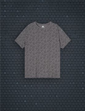 Maglietta con stampa all-over Minions - grigio chiaro