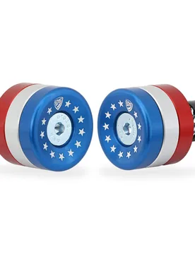 Coppia Contrappesi Manubrio Stars And Stripes Moto Guzzi V7 Stone 2019-2023 - CNC Racing - FashionsVida