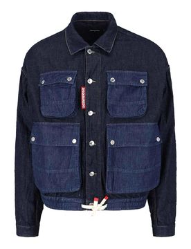 Dsquared2 Giacca Cargo In Denim