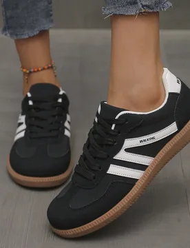 Zapatillas deportivas planas de verano para mujer, nuevas zapatillas casuales ligeras de primavera y otoño con suela blanda antideslizante y color co - Shein - FashionsVida