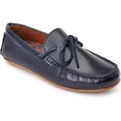Brooks Leather Mens Navy Standard Loafers - Size Uk 7