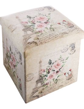 Hocker „Romantik“, faltbar beige
