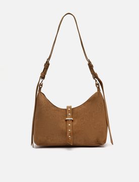 Belly bolso de hombro pequeño efecto ante