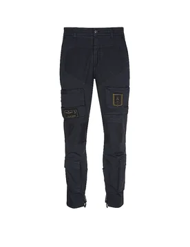 Pantaloni cargo blu 48 - Aeronautica Militare - FashionsVida