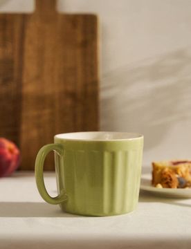 Tazza in ceramica tinta unita - verde pallido