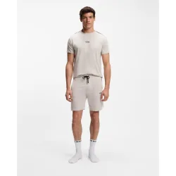 Camiseta manga corta de pijama de hombre en algodón
