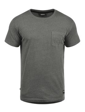 Solid Camiseta 'Bob' gris