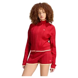 Sweat-shirt à Zip Cable Knit Firebird Team Victory Red XS