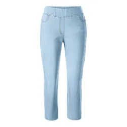 Capri-Schlupfjeans „Dunja“ blau XL Damen