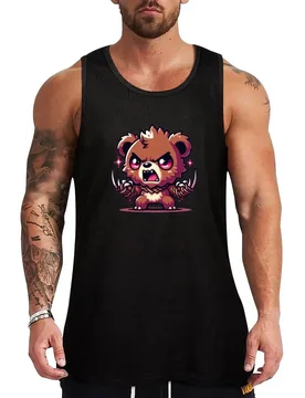 Animal Chibi Series - Bear Chan 006 Tank Top Workout Running Tank Top Lightweight Breathable Wear - Aliexpress - FashionsVida