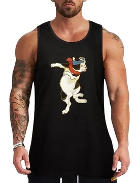 Vintage Japanese Dancing Cat Ukiyo-e Art Tank Top Basic Undershirt Tank Top Casual Lightweight Shirt - Aliexpress - FashionsVida