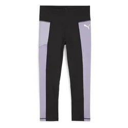 Individual 3/4 Leggings Black / Vivid Violet XS