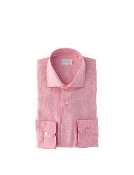 XACUS Camicia in lino ROSA 41