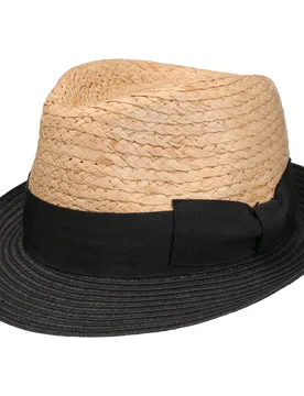 Dalona Trilby Straw Hat by - black - Damen - Size: M (56-57 cm) - McBURN - FashionsVida