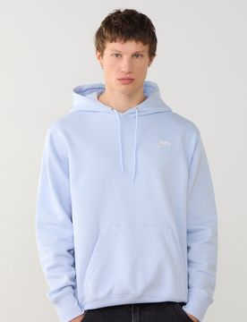 Hoodie Club Small Logo bleu/blanc xl