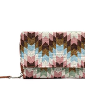Geldbeutel Dila Große Geldbörse Mit Jacquard-Muster Einheitsgrösse