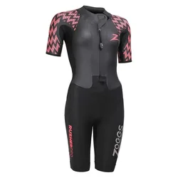 Rusher Pro Woman Short Sleeve Shorty Black / Red SM Women