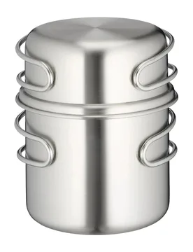 Edelstahlbecher Handle Mug Set 500 ml Default Title adult - Tatonka - FashionsVida