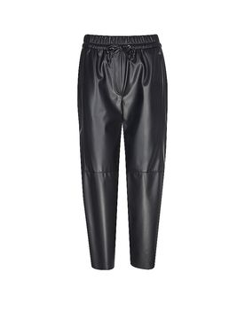 Pantalón Jogging Fit efecto piel RANCHI azul oscuro 44