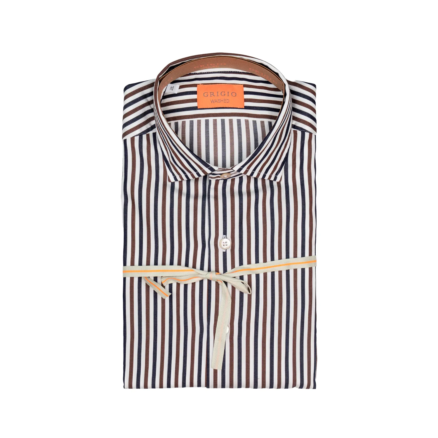 Camicia Uomo Grigio Camicia RIGO - GRIGIO - FashionsVida