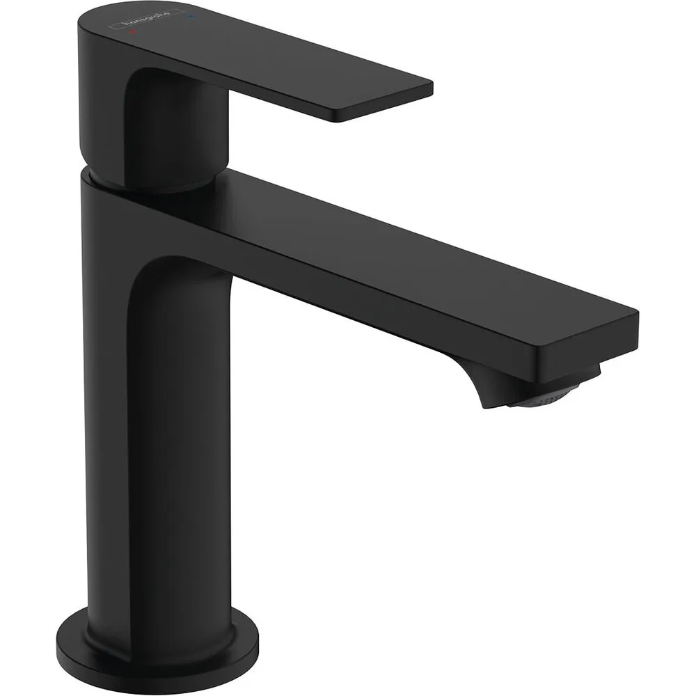 Grifo monomando con caño largo desagüe automático para lavabo Rebris E - Hansgrohe - FashionsVida