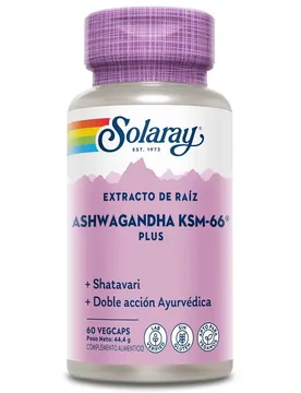 Capsules Ashwagandha Ksm-66 Plus 60 Unités
