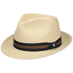 Sportive Trilby Panama Hat by - nature-navy - Female - Size: XL (61-62 cm)