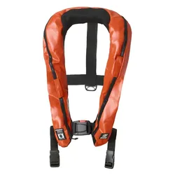 Indu Basic Solas Med 165n Inflatable Life Jacket Orange 43 kg unisex