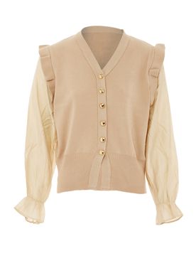 NAEMI Cárdigan beige