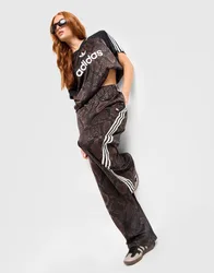 Satin Snake Print Firebird Track Pants - Damen, Braun - female - Size: XS