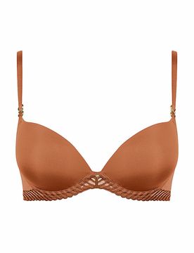 Push Up BH SHEER EMOTION honey hellbraun 85C damen