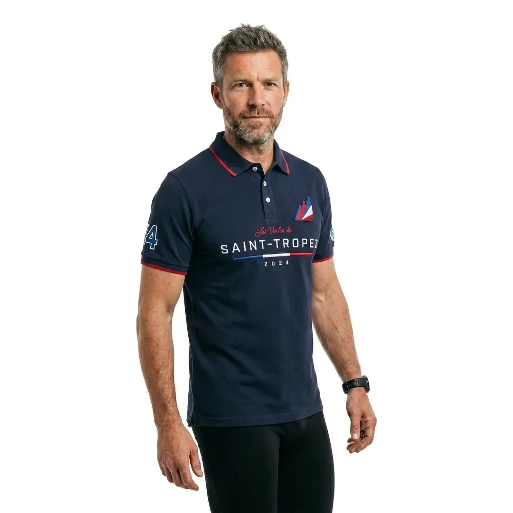 Polo A Maniche Corte Lvdst 03367 Navy Blue S - North Sails - FashionsVida