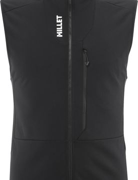 Skitourenjacke Pierra Ment Vest M Black für Herren Größe M schwarz