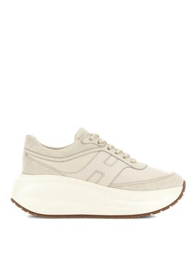Sneakers Rebel in pelle di vitello avorio