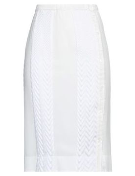 Falda midi Mujer Marfil 36 Mujer