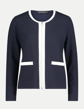 Taillierte Strickjacke Blau 38 - Betty barclay - FashionsVida