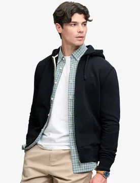 Superdry Herren Essential SD Co Logo Zip-hoodie Navy - Größe: Xxxl - 89.99 - FashionsVida